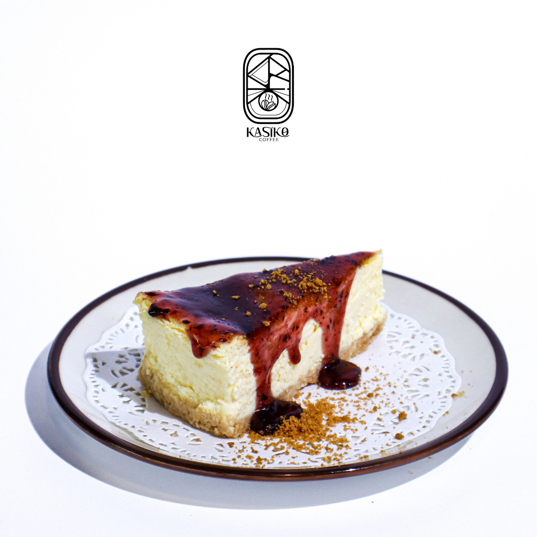 New York Cheese Cake with Berry Compote